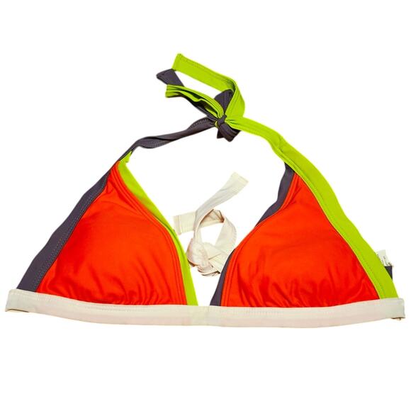 BCA by Rebecca Virtue neon triangle bikini top size medium - Picture 1 of 5
